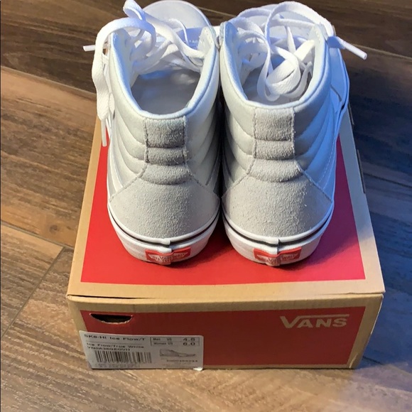 WOMEN’s SK8-HI ICE FLOW/TRUE WHITE VANS - Picture 5 of 7